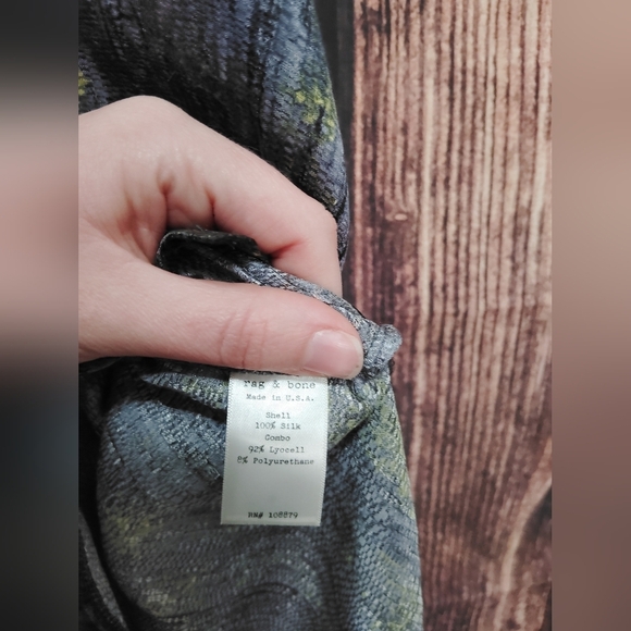 PRICE DROP! Rag And Bone Womens 100% Silk Blouse Sleeveless - Picture 5 of 7